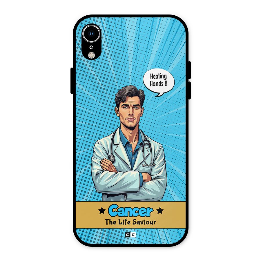 Saviour Cancer Metal Back Case for iPhone XR
