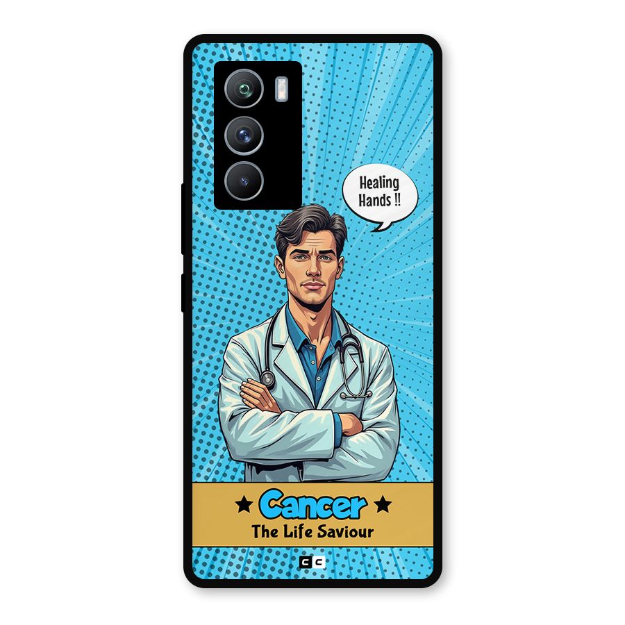Saviour Cancer Metal Back Case for iQOO 9 SE