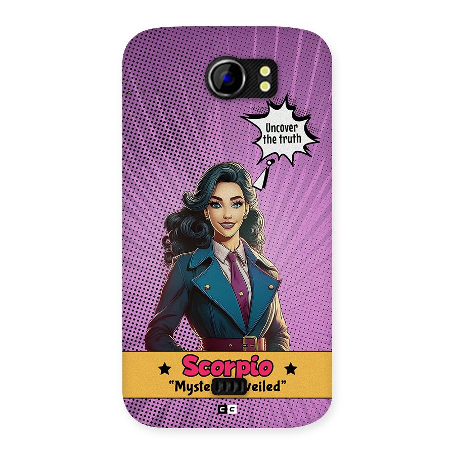 Scorpio Mystery Back Case for Canvas 2 A110