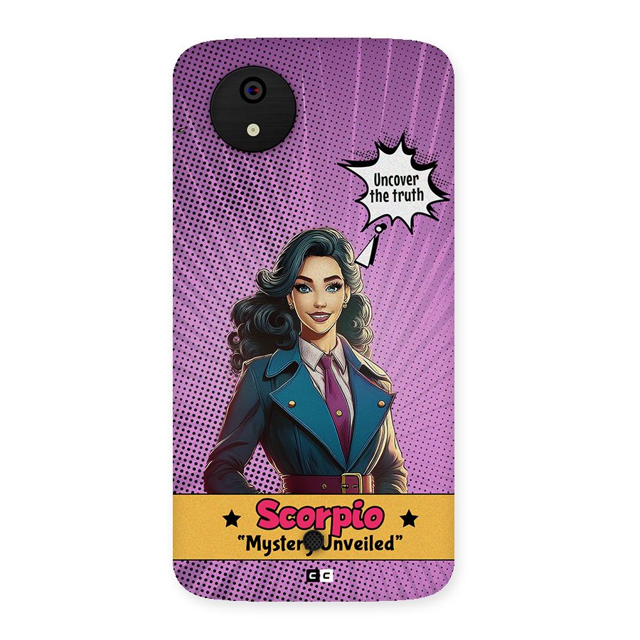 Scorpio Mystery Back Case for Canvas A1  AQ4501
