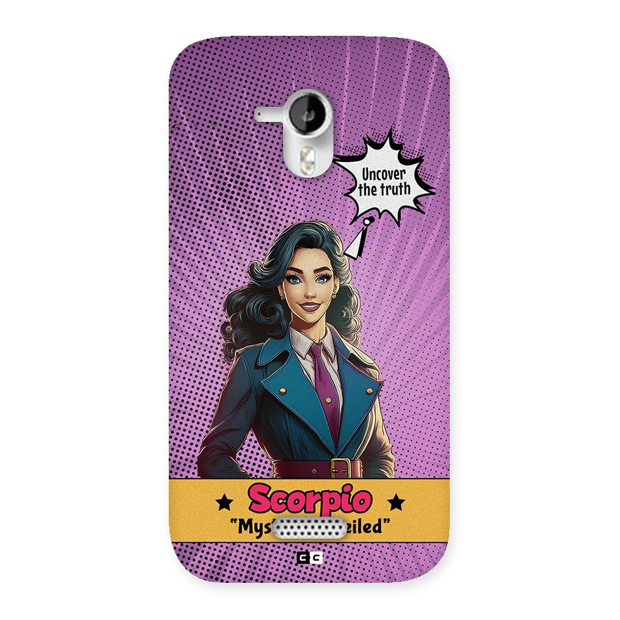 Scorpio Mystery Back Case for Canvas HD A116