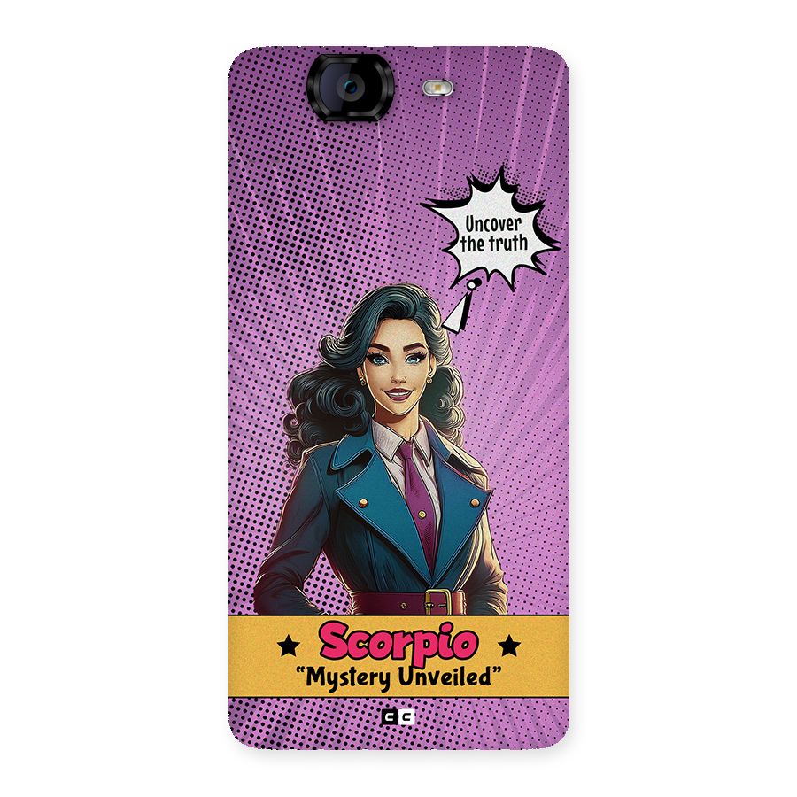 Scorpio Mystery Back Case for Canvas Knight A350
