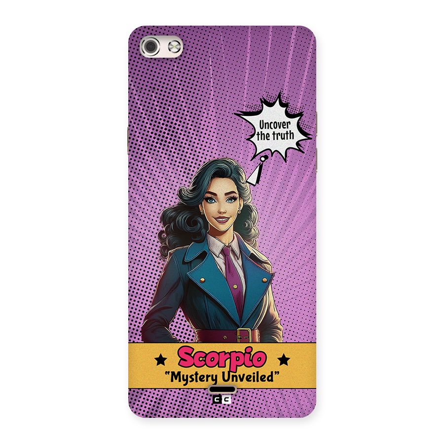 Scorpio Mystery Back Case for Canvas Silver 5