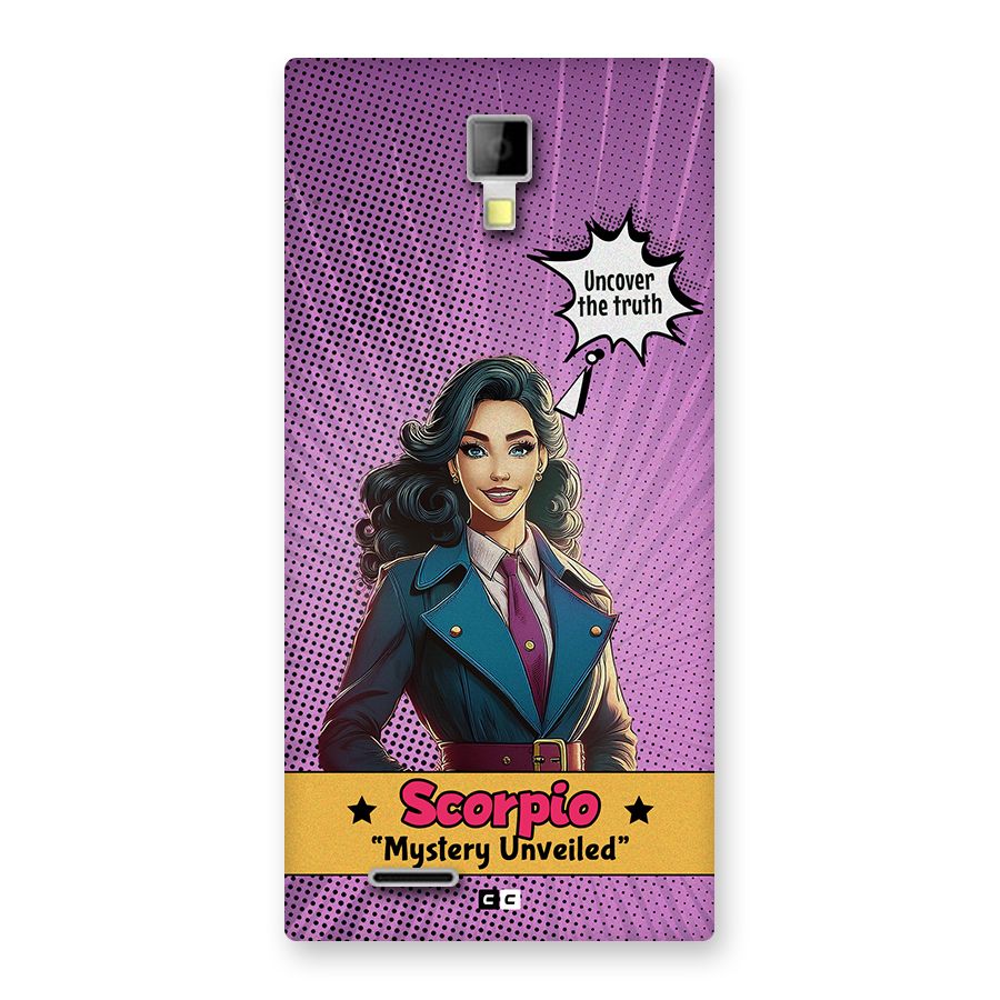 Scorpio Mystery Back Case for Canvas Xpress A99