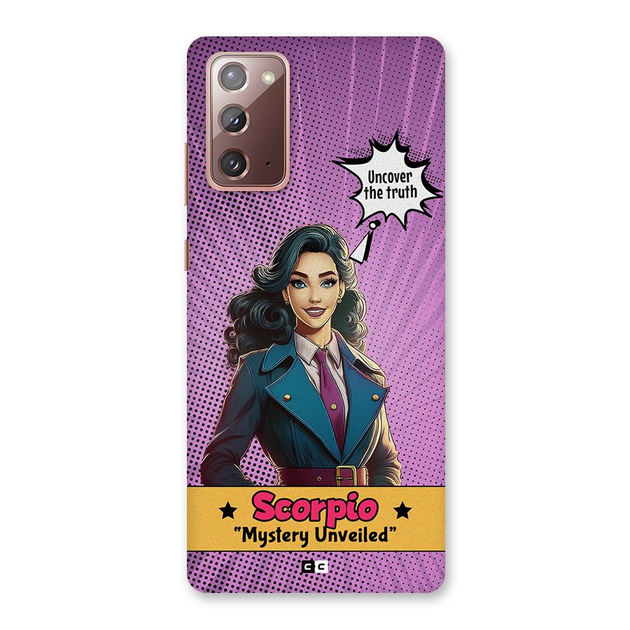 Scorpio Mystery Back Case for Galaxy Note 20