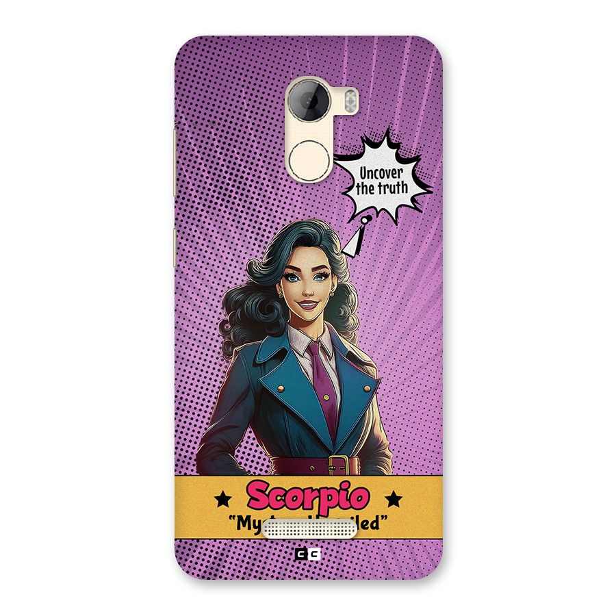 Scorpio Mystery Back Case for Gionee A1 LIte