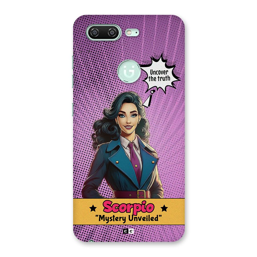 Scorpio Mystery Back Case for Gionee S10