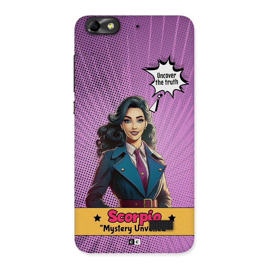 Scorpio Mystery Back Case for Honor 4C