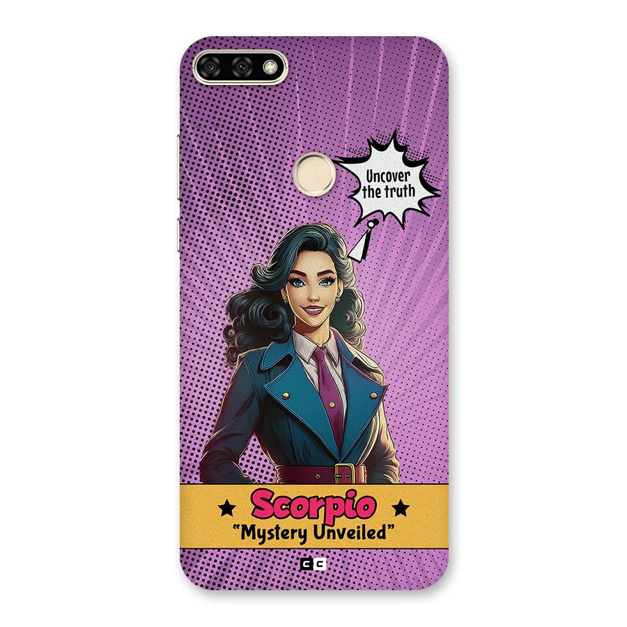 Scorpio Mystery Back Case for Honor 7A