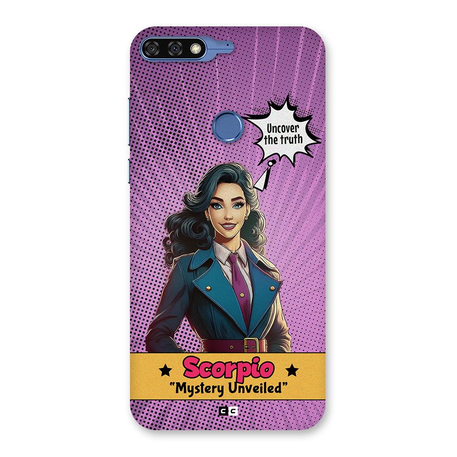 Scorpio Mystery Back Case for Honor 7C