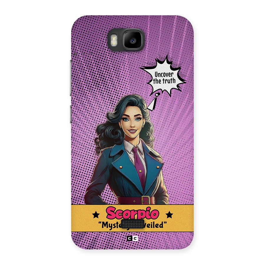 Scorpio Mystery Back Case for Honor Bee
