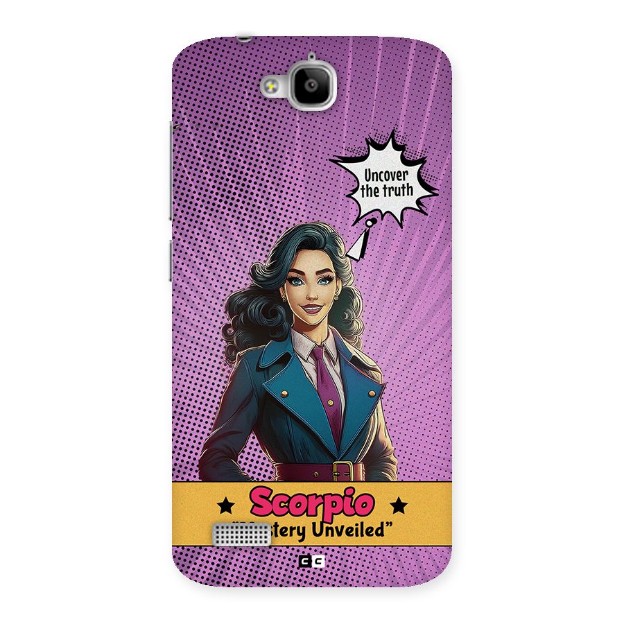 Scorpio Mystery Back Case for Honor Holly