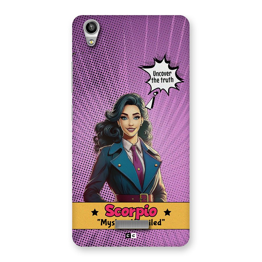 Scorpio Mystery Back Case for Lava Pixel V1