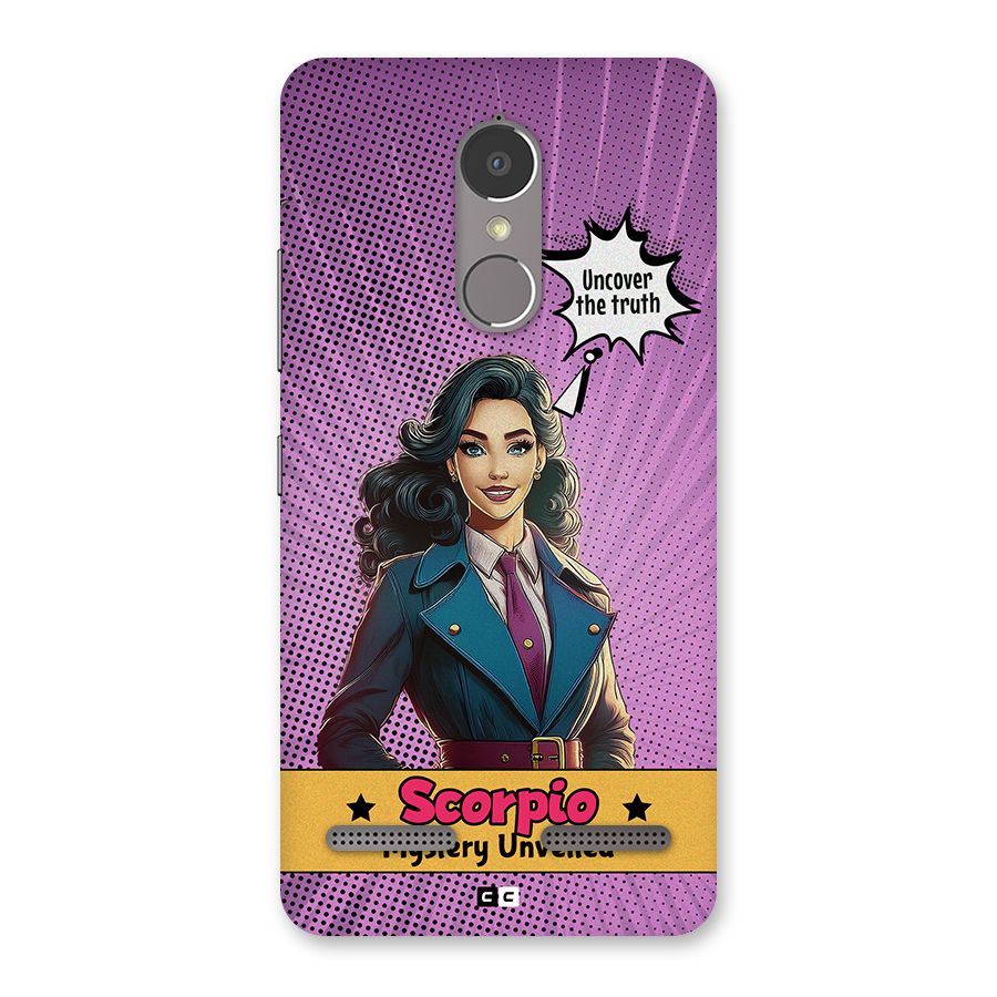 Scorpio Mystery Back Case for Lenovo K6