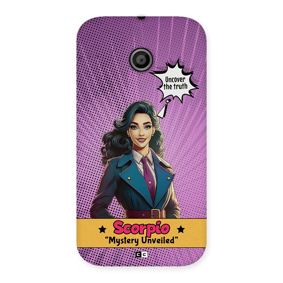 Scorpio Mystery Back Case for Moto E