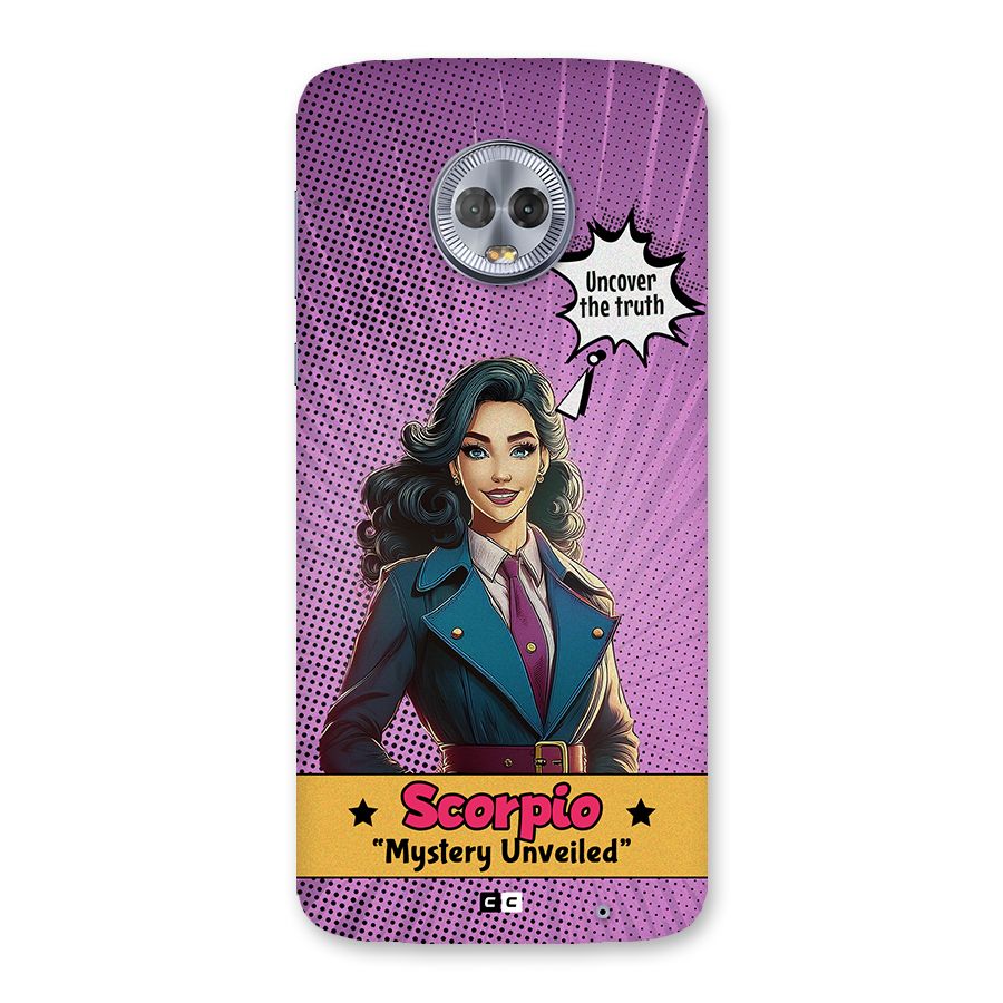 Scorpio Mystery Back Case for Moto G6 Plus