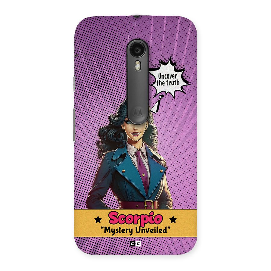 Scorpio Mystery Back Case for Moto G Turbo