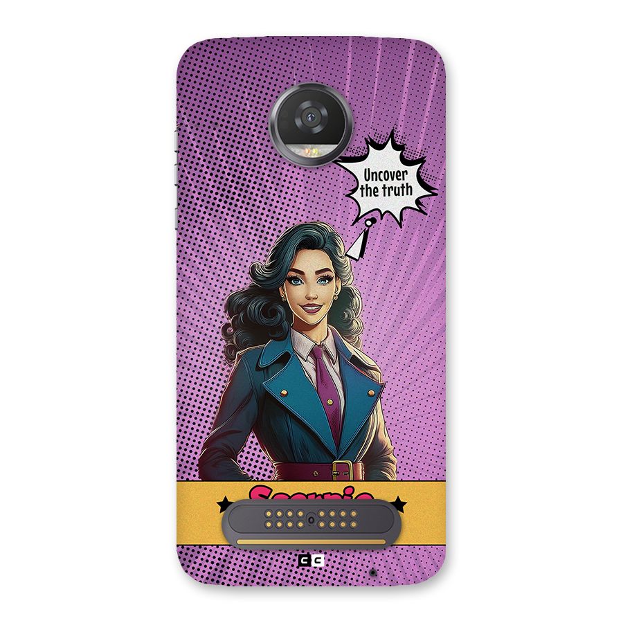 Scorpio Mystery Back Case for Moto Z2 Play