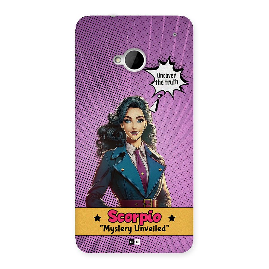 Scorpio Mystery Back Case for One M7 (Single Sim)