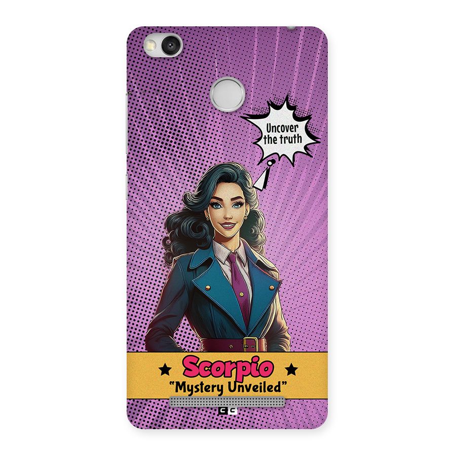 Scorpio Mystery Back Case for Redmi 3S Prime
