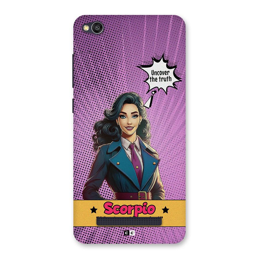 Scorpio Mystery Back Case for Redmi 4A