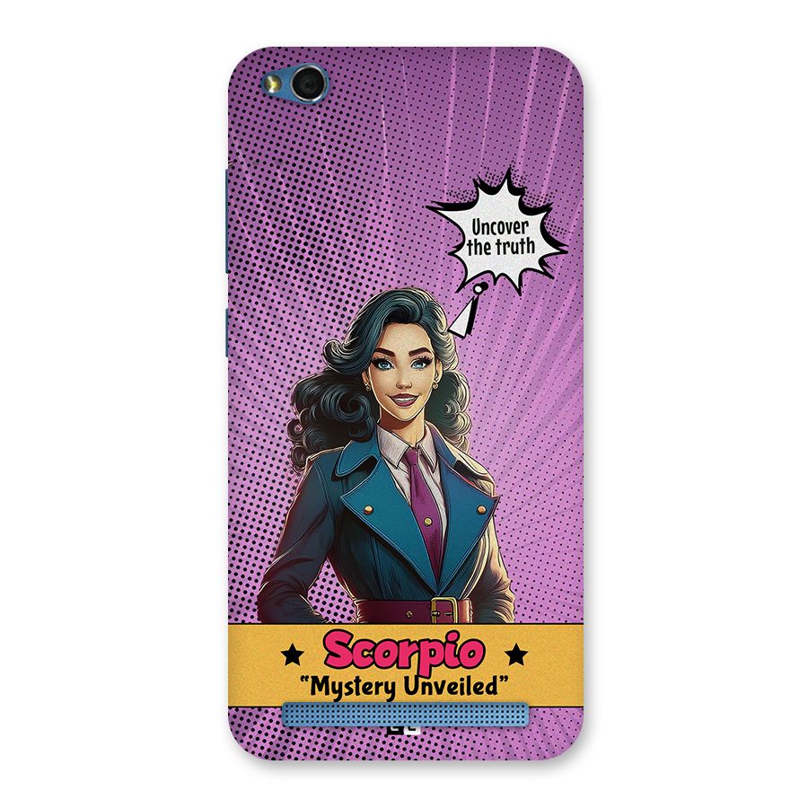 Scorpio Mystery Back Case for Redmi 5A