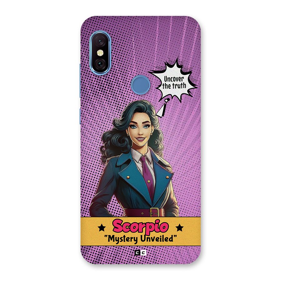 Scorpio Mystery Back Case for Redmi Note 6 Pro
