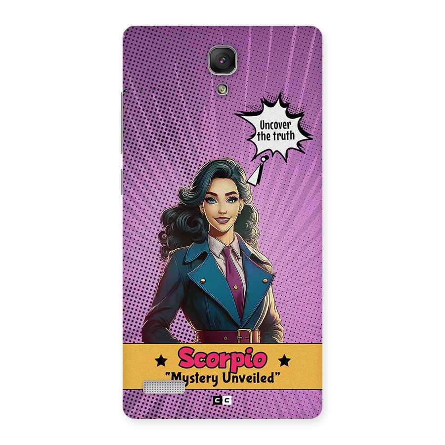 Scorpio Mystery Back Case for Redmi Note Prime