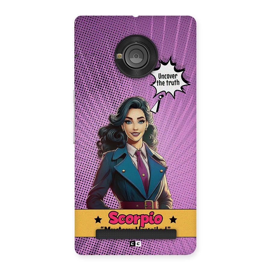 Scorpio Mystery Back Case for Yunique