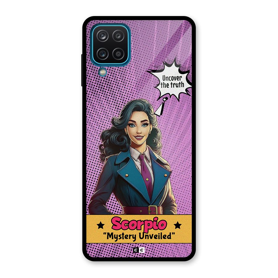 Scorpio Mystery Glass Back Case for Galaxy A12