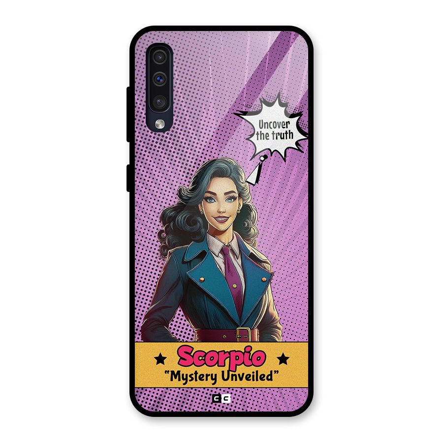Scorpio Mystery Glass Back Case for Galaxy A50s