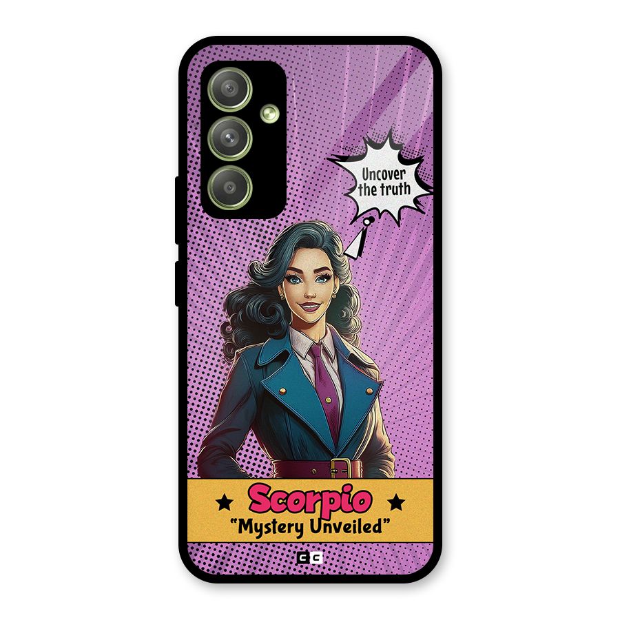 Scorpio Mystery Glass Back Case for Galaxy A54