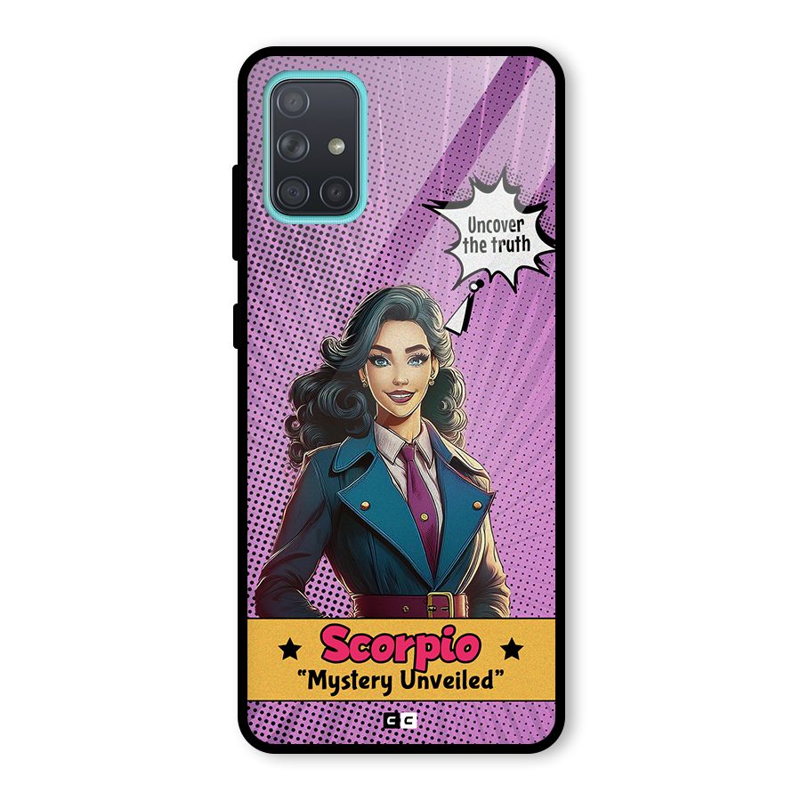Scorpio Mystery Glass Back Case for Galaxy A71