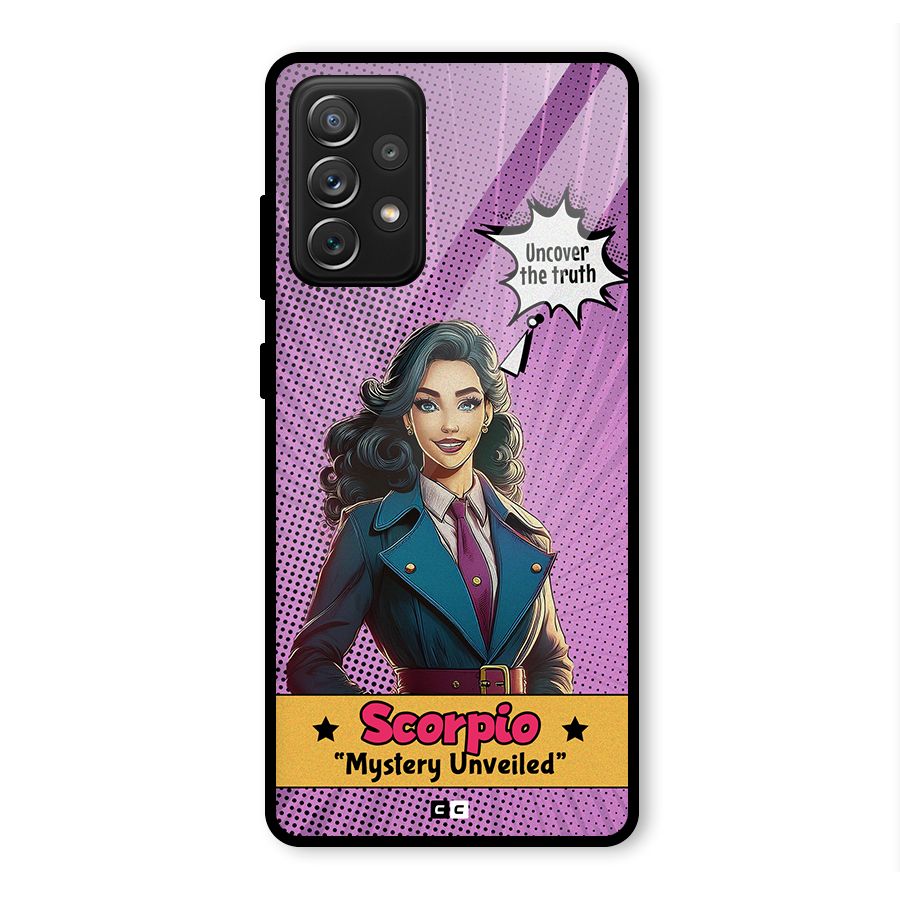 Scorpio Mystery Glass Back Case for Galaxy A72