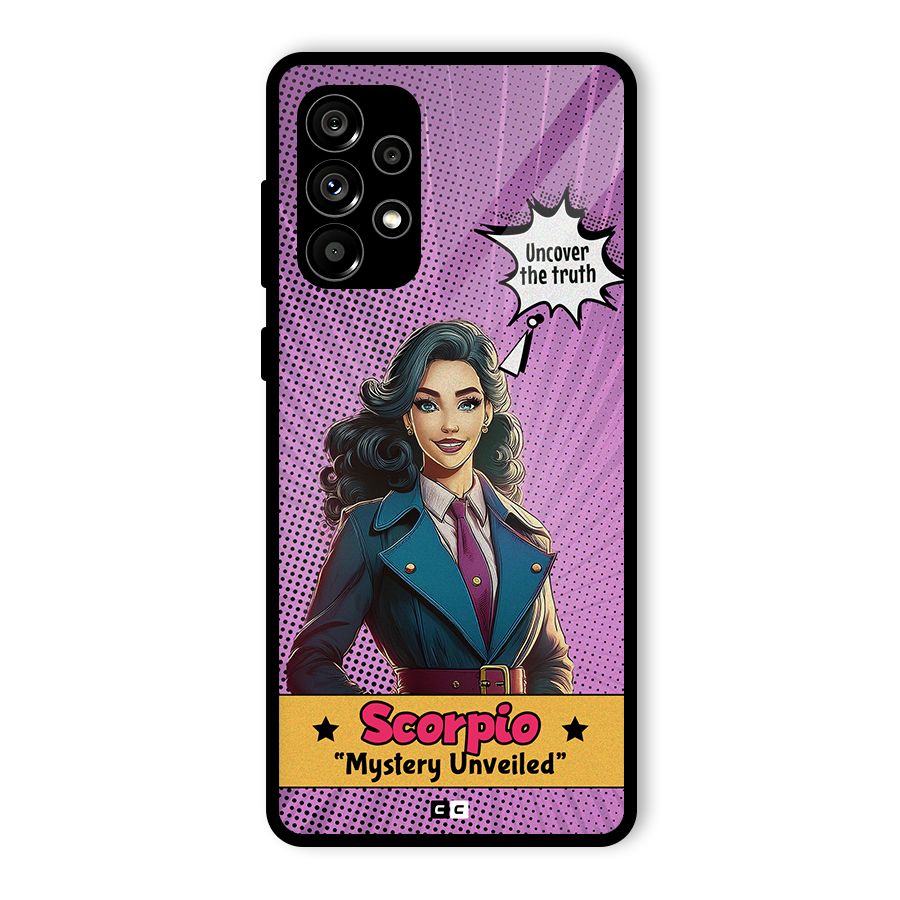 Scorpio Mystery Glass Back Case for Galaxy A73 5G