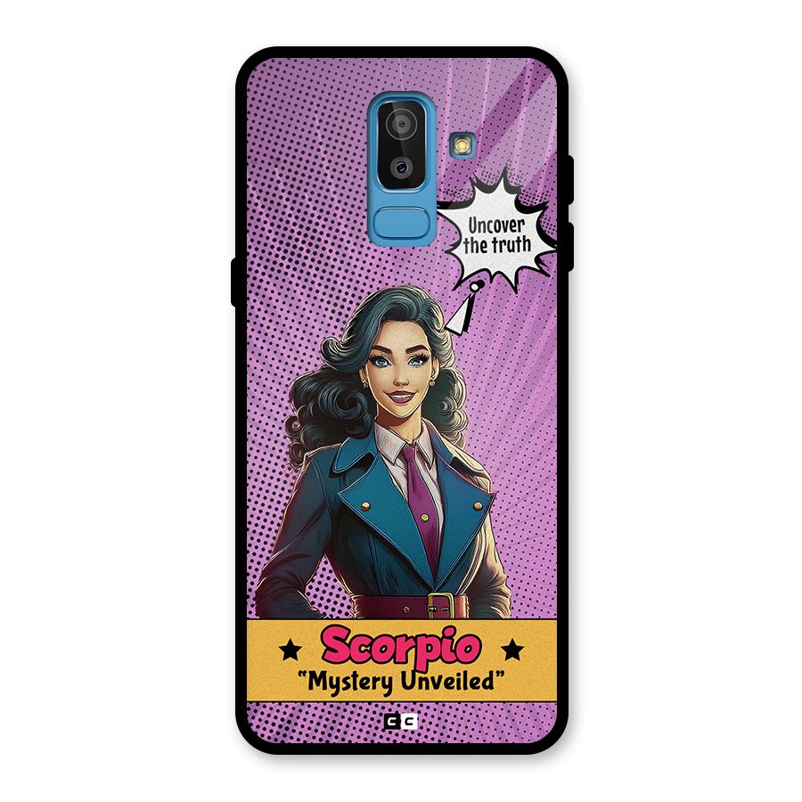 Scorpio Mystery Glass Back Case for Galaxy J8