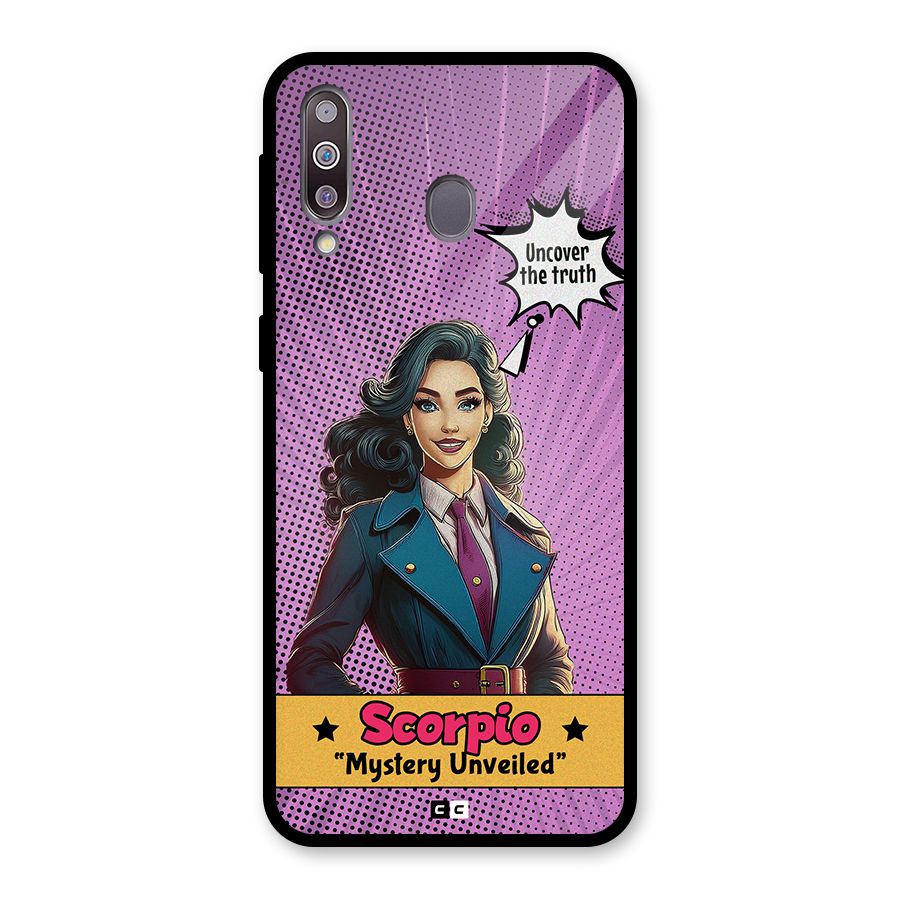 Scorpio Mystery Glass Back Case for Galaxy M30