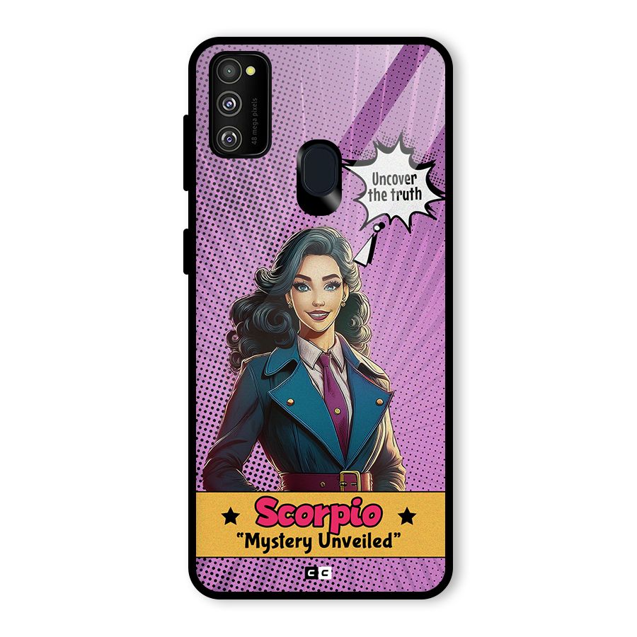 Scorpio Mystery Glass Back Case for Galaxy M30s