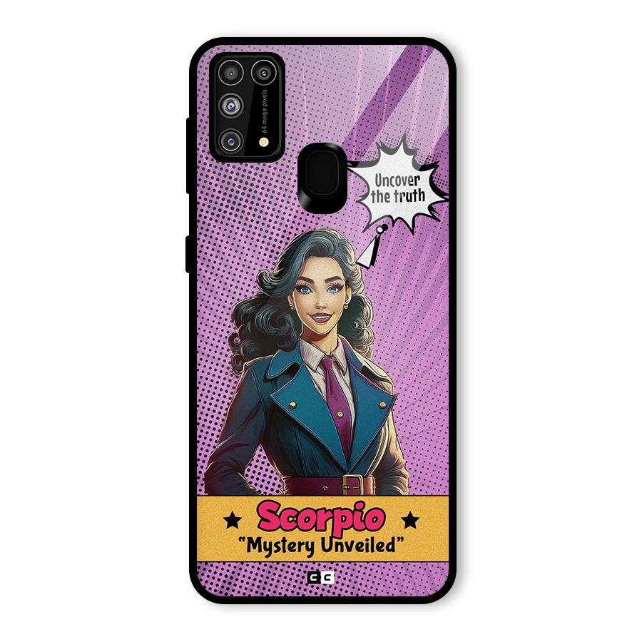 Scorpio Mystery Glass Back Case for Galaxy M31