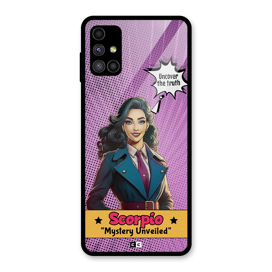 Scorpio Mystery Glass Back Case for Galaxy M51