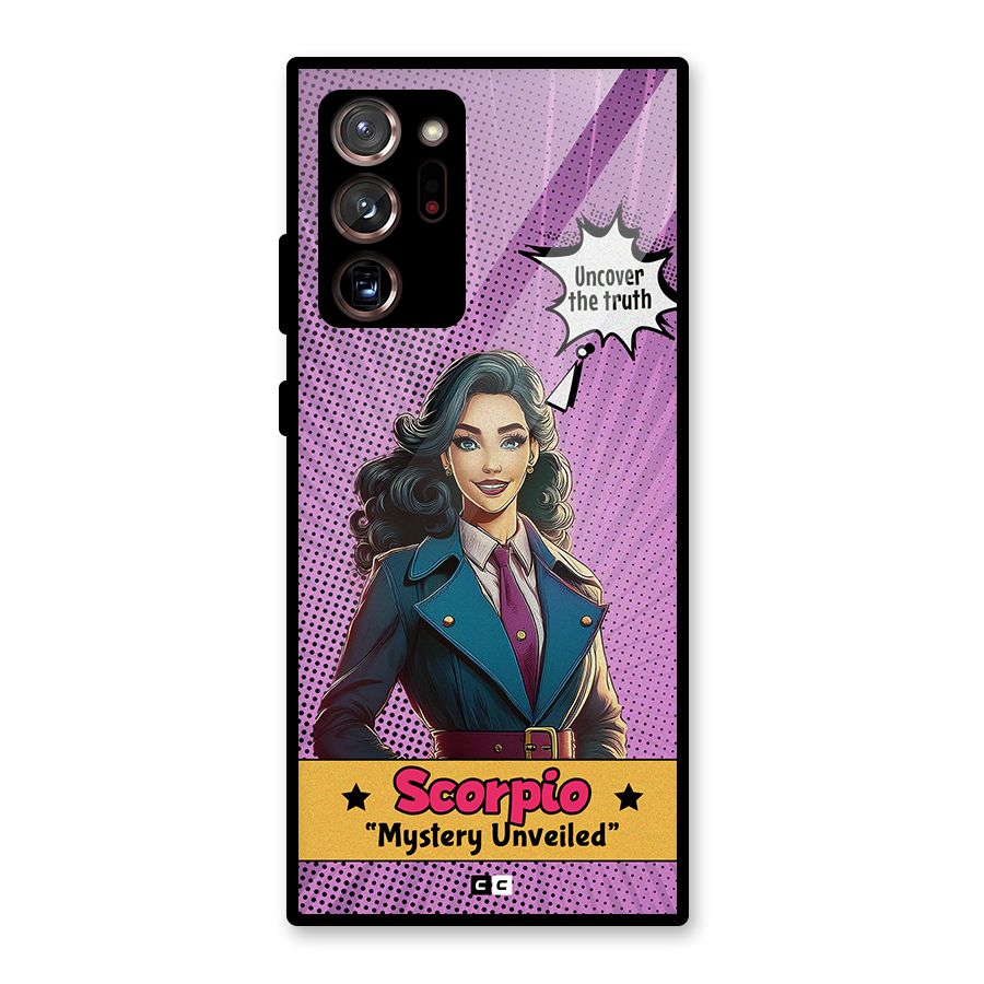 Scorpio Mystery Glass Back Case for Galaxy Note 20 Ultra