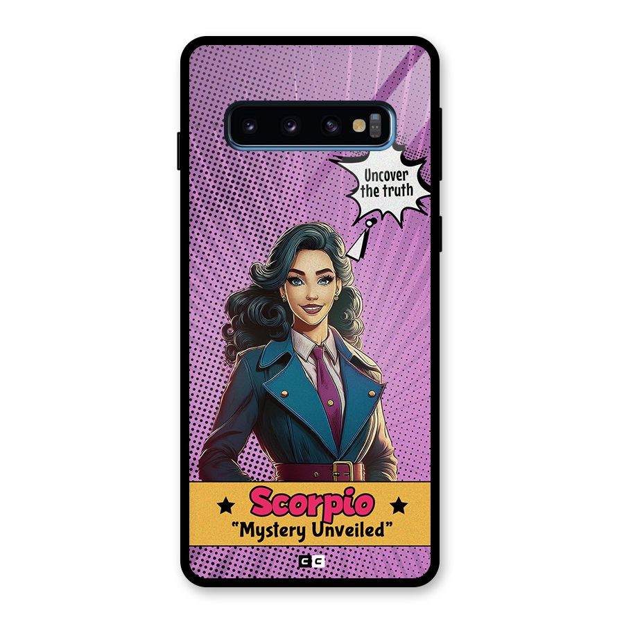 Scorpio Mystery Glass Back Case for Galaxy S10