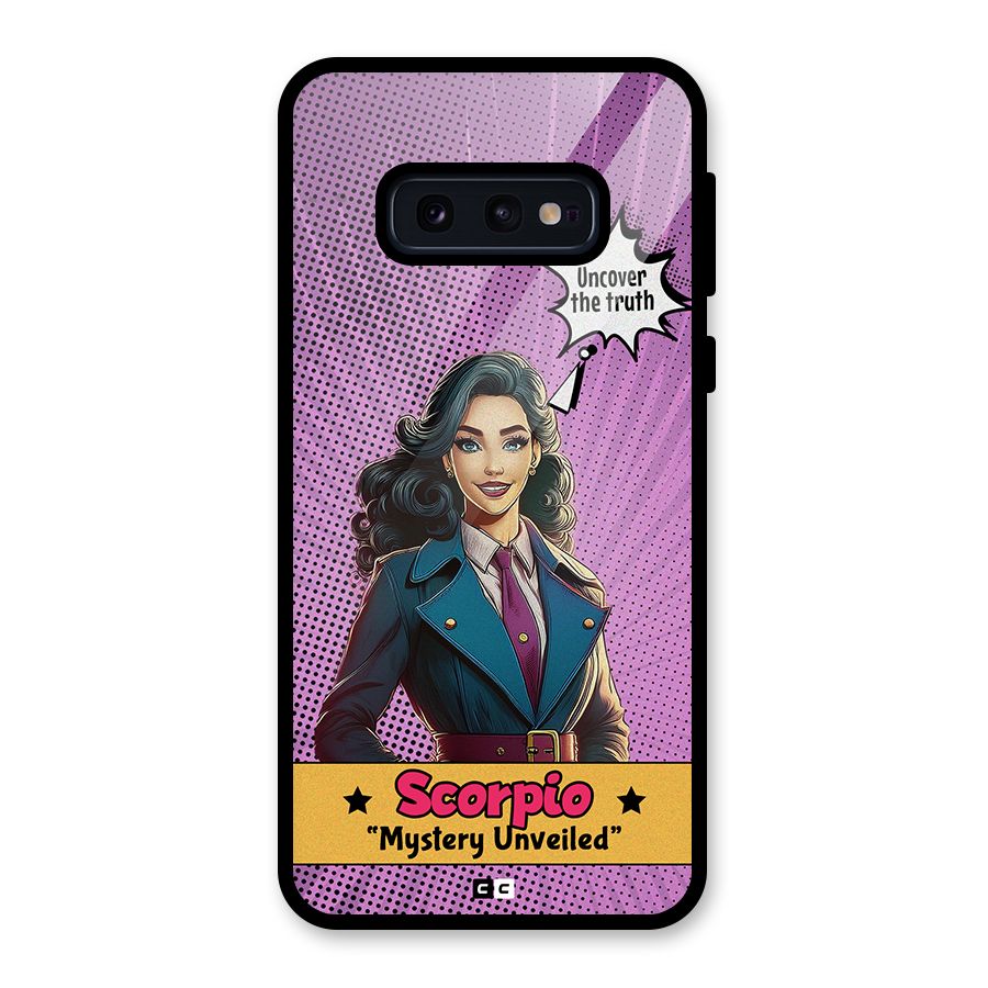 Scorpio Mystery Glass Back Case for Galaxy S10e