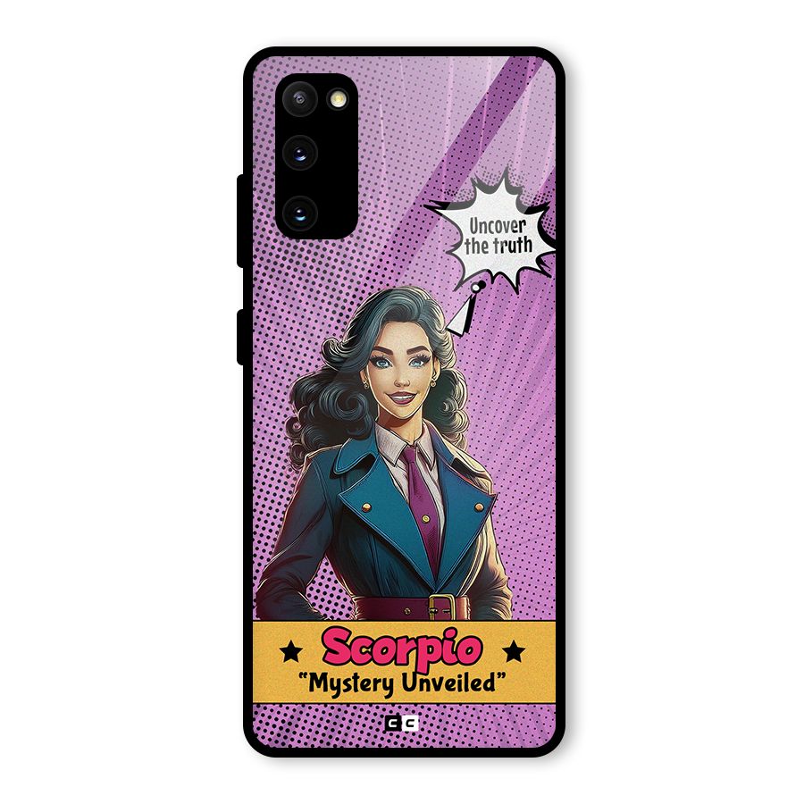 Scorpio Mystery Glass Back Case for Galaxy S20 FE 5G
