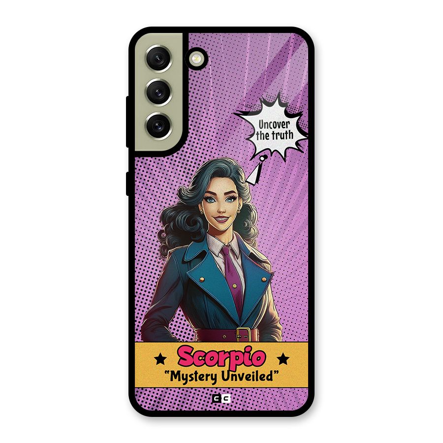 Scorpio Mystery Glass Back Case for Galaxy S21 FE 5G