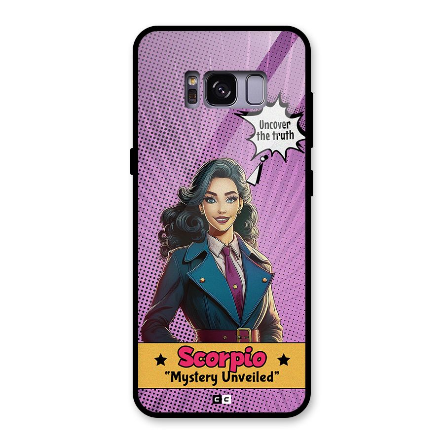 Scorpio Mystery Glass Back Case for Galaxy S8