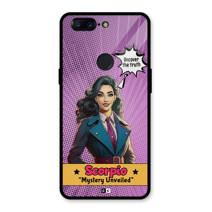 Scorpio Mystery Glass Back Case for OnePlus 5T