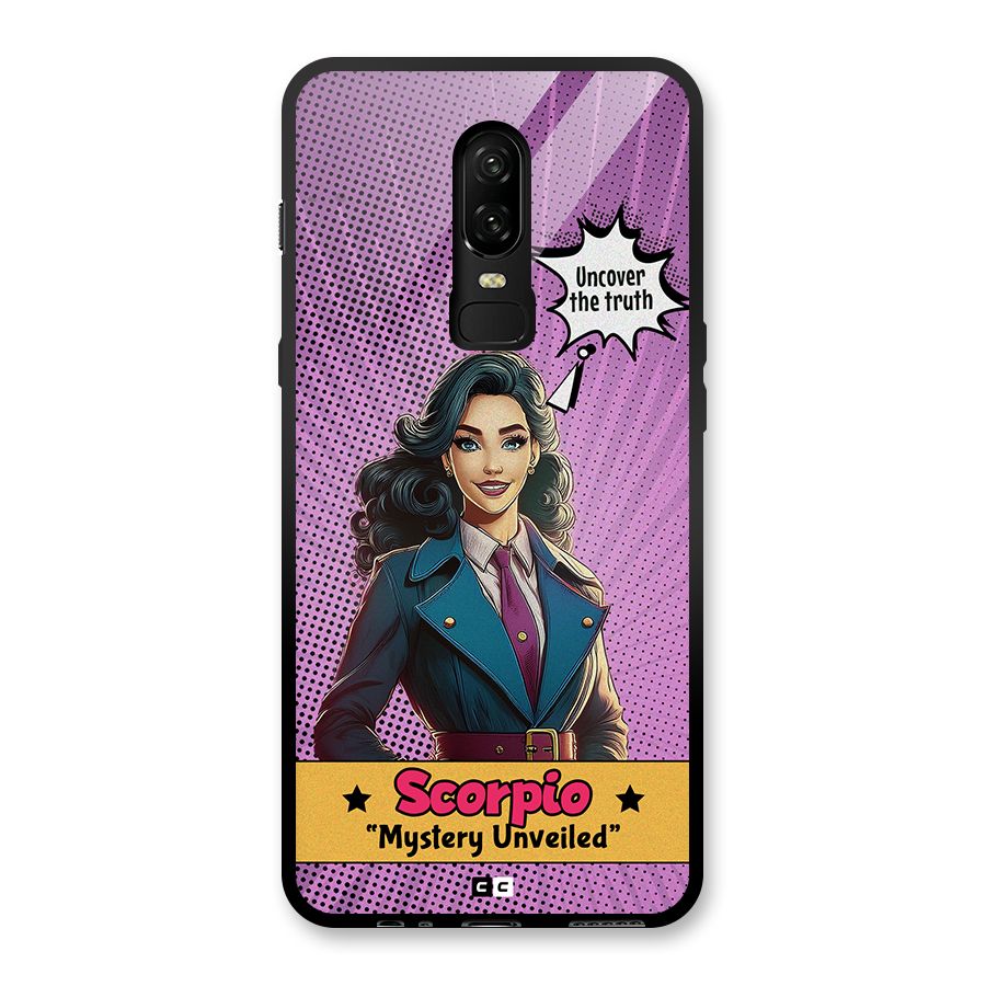 Scorpio Mystery Glass Back Case for OnePlus 6
