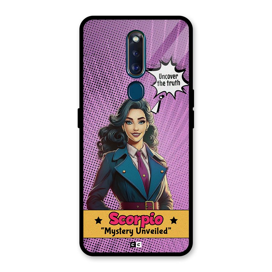 Scorpio Mystery Glass Back Case for Oppo F11 Pro