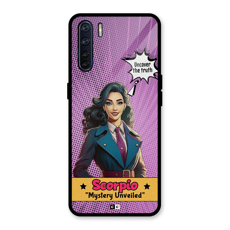 Scorpio Mystery Glass Back Case for Oppo F15